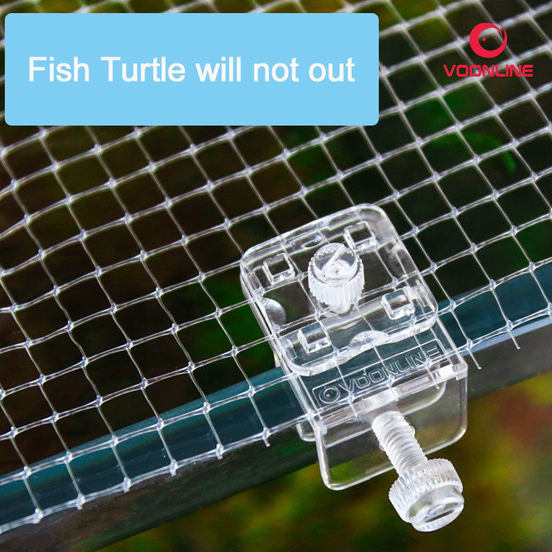 Aquarium Fish Net - 新鮮な海水水槽、水族館カバー、エスケープネット、外部フィルターツール、オーバーフローシリンダーホルダー、アクセサリー用のジャンプネット