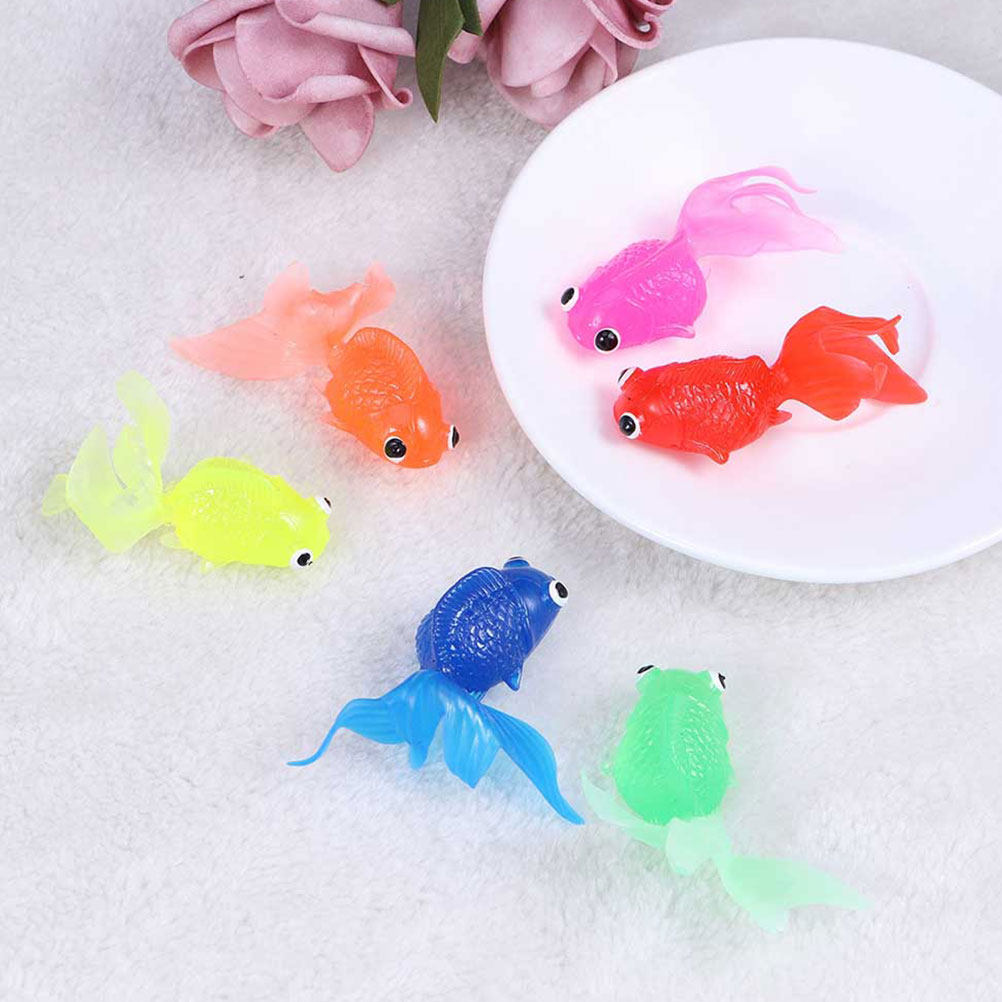 30個入り 人工金魚 模造品 高品質TPR素材 水槽装飾品  - Aquarium Fish Goldfish のレビューと価格