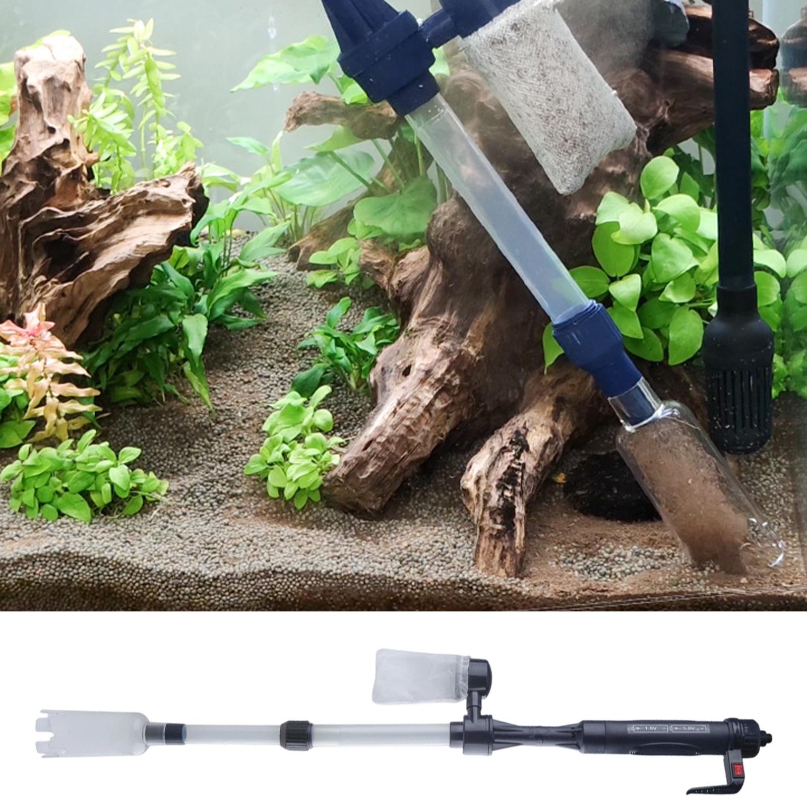 ホットセール中！水槽用電動調整式ポータブルUSB砂吸い機、オ - Aquarium Fish For Sale のレビューと価格