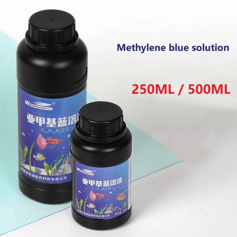 250ML 500ML メチレンブルー溶液 水族館の観賞魚用 - Aquarium Fish Parasites のレビューと価格