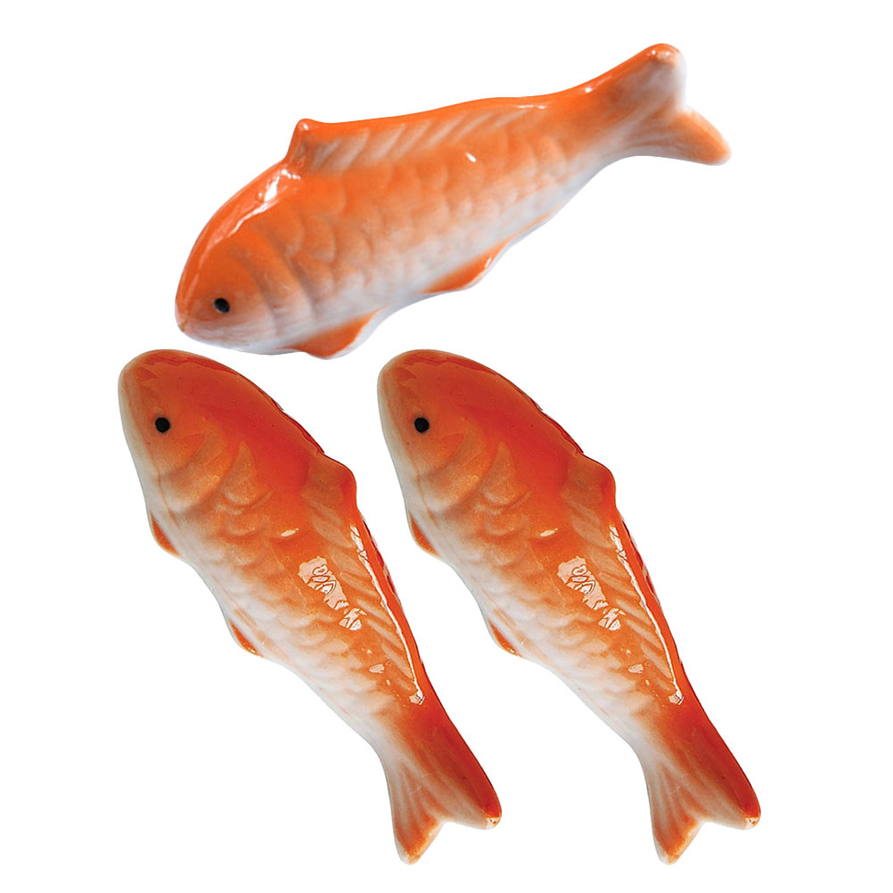 3個入り、高精細なセラミック製の浮遊魚。水槽、池、噴水、庭の - Aquarium Fish Koi のレビューと価格