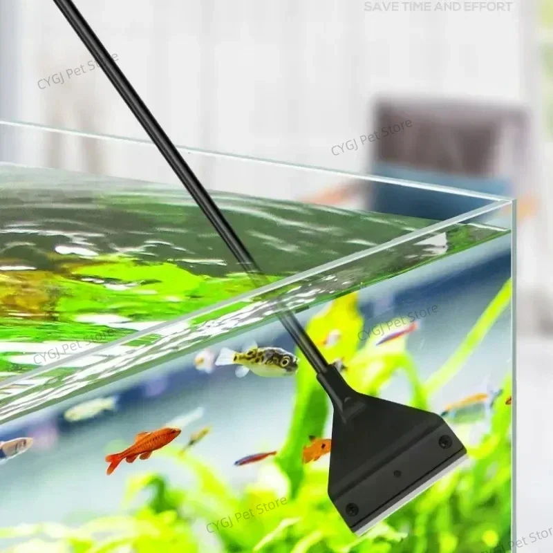 水槽クリーニングツールフラット砂藻類除去デュアルユースガラス - Aquarium Fish Net のレビューと価格