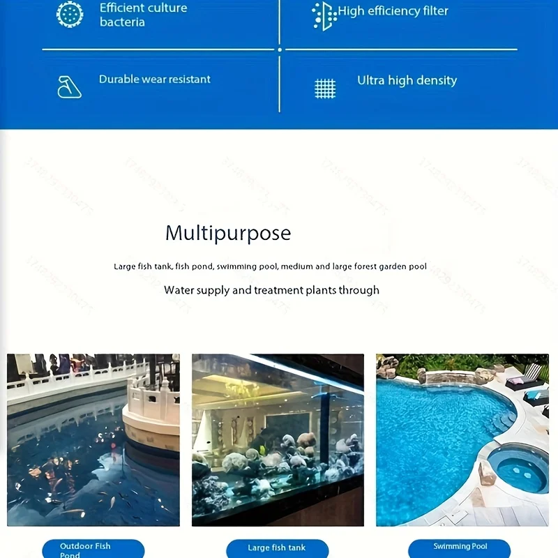 高密度透水性生化学フィルター（鯉池・屋外水槽用）-急速浄化、 - Aquarium Fish Koi のレビューと価格