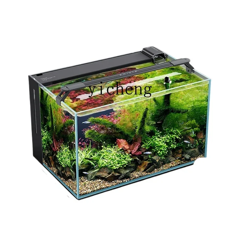 ZC 第二世代バックフィルター超白色水槽家庭用エコガラス金魚 - Aquarium Fish Goldfish のレビューと価格
