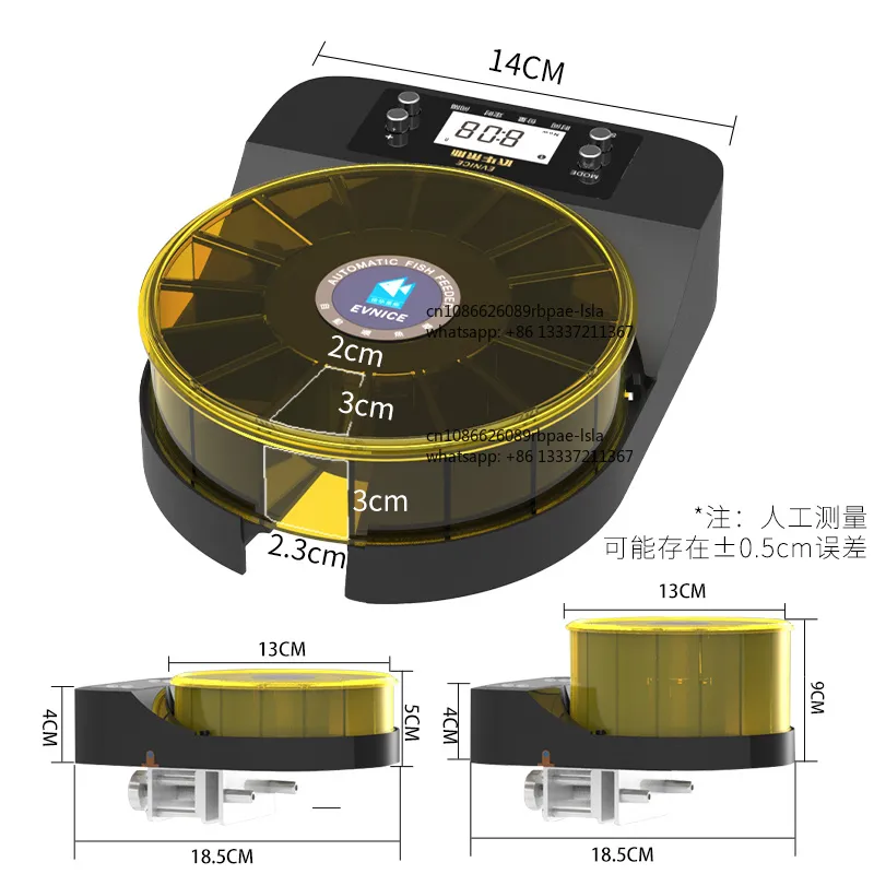 EV200UG-PLUS USB接続式自動給餌器。プラスチッ - Aquarium Fish Koi のレビューと価格