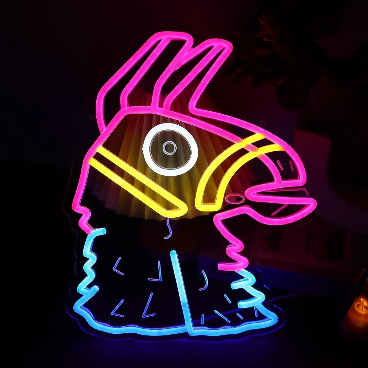 魚のネオンサイン、ピンク、黄色、青、トロピカル、LEDウォー - Aquarium Fish Game のレビューと価格