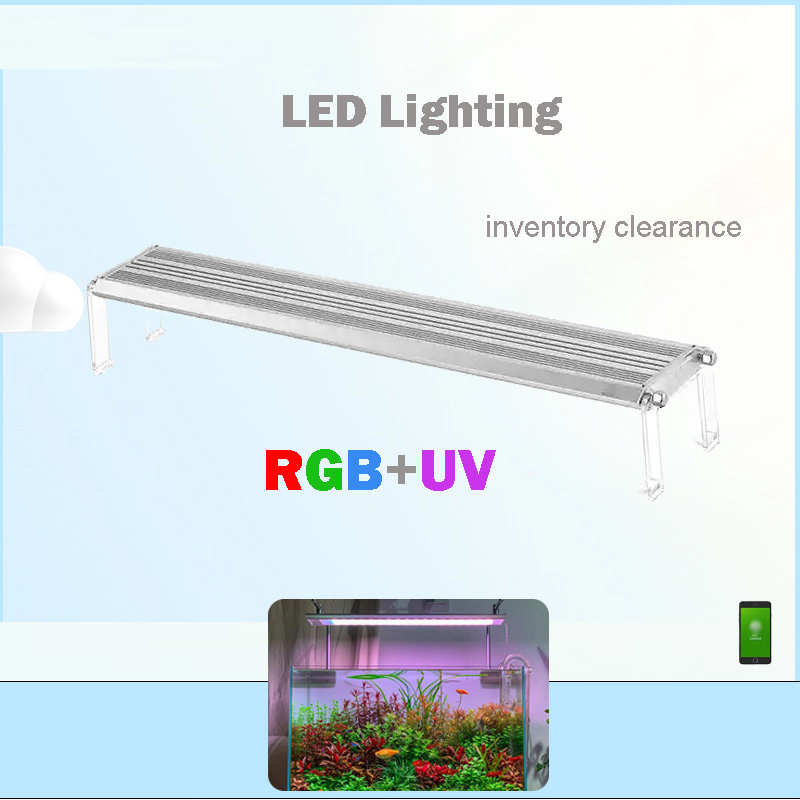 LED照明 60cm 80cm 90cm RGB UV 水槽 - Aquarium Fish For Sale のレビューと価格