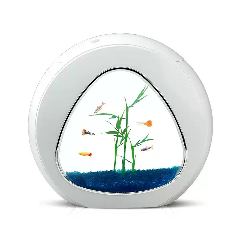 水槽、観賞魚用、リビングルーム、ミニデスクトップ、クリエイテ - Aquarium Fish Goldfish のレビューと価格